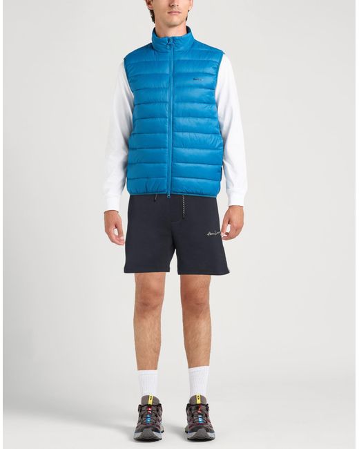 ARMANI EXCHANGE Blue Shorts & Bermuda Shorts Cotton, Polyester, Elastane for men