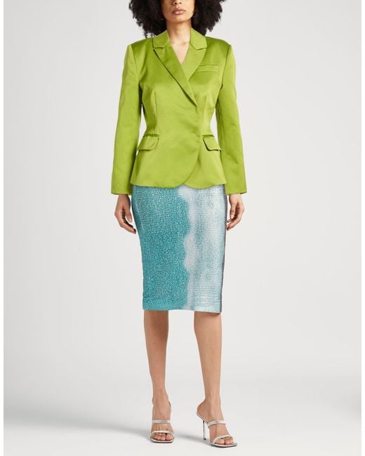 DES_PHEMMES Green Lime Blazer Polyester