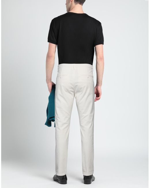 Dondup White Trouser for men