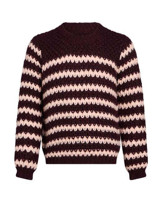 Roberto Collina Red Sweater Baby Alpaca Wool, Polyamide, Wool for men