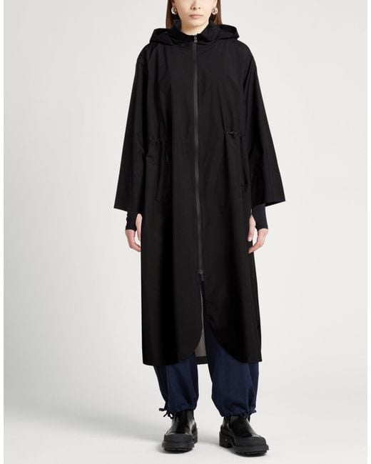Herno Black Overcoat & Trench Coat