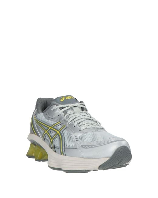 Asics White Sneakers Textile Fibers, Synthetic Material for men