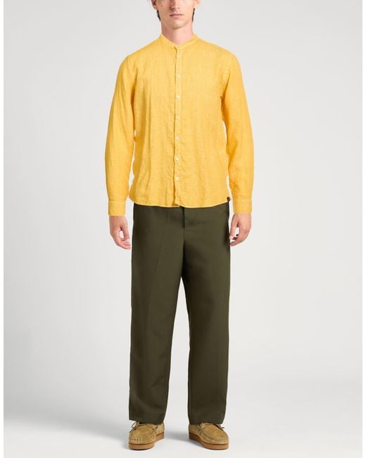 Gran Sasso Yellow Shirts for men