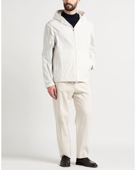 Moncler White Jackets for men