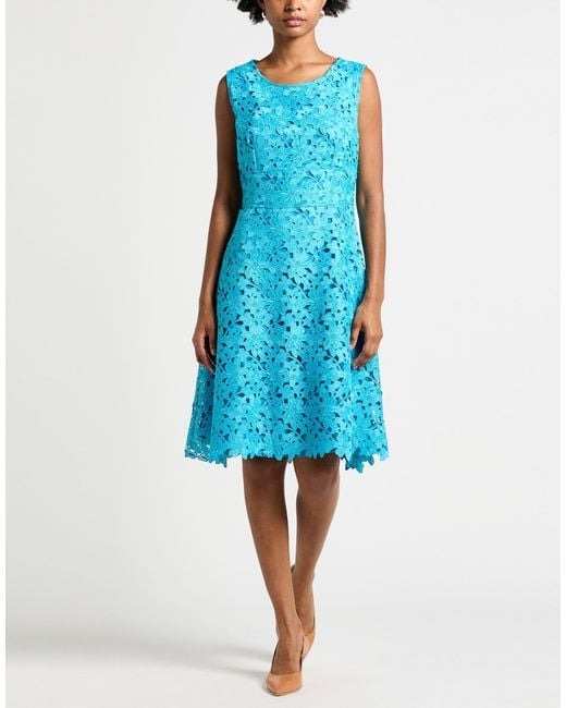Clips Blue Midi Dress