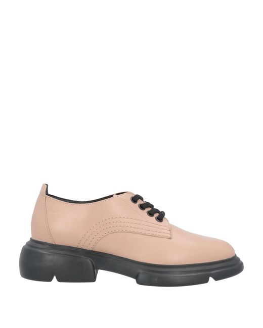 Emporio Armani Natural Light Lace-Up Shoes Soft Leather