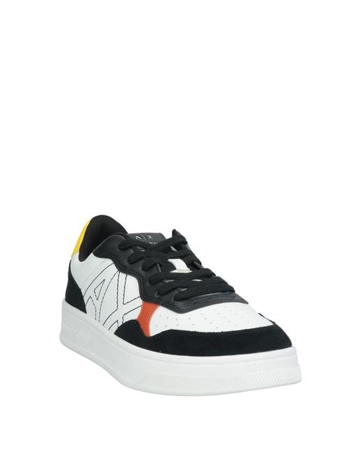 ARMANI EXCHANGE White Trainers for men