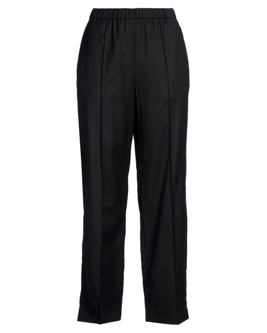 Fabiana Filippi Black Pants Virgin Wool, Polyamide, Elastane