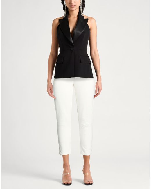 Liu Jo White Pants Cotton, Elastane