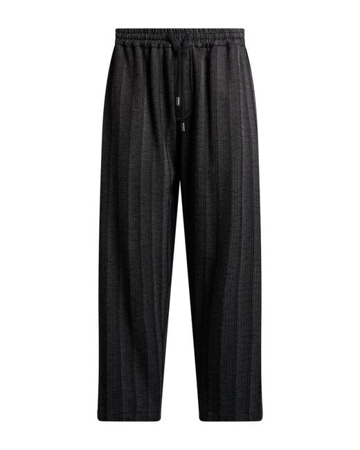 Antonio Marras Black Pants Viscose, Polyester, Elastane