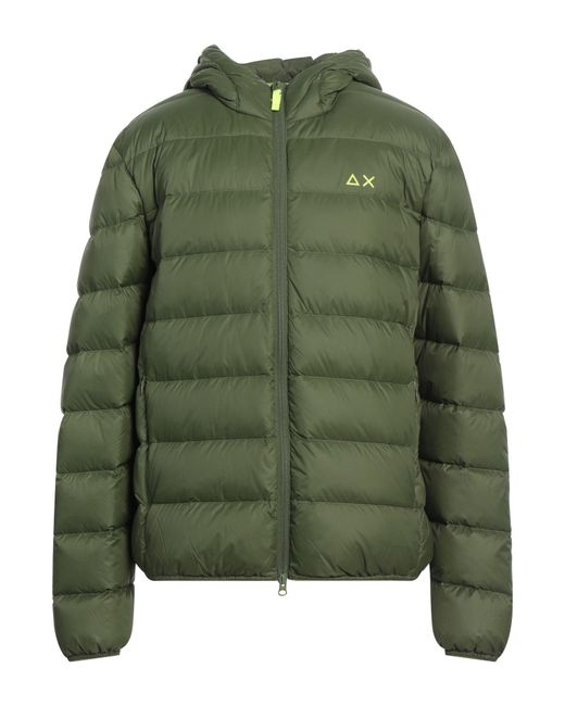 Piumino & Imbottito Sintetico di Sun 68 in Green da Uomo