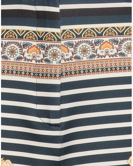 DOUBLE C Blue Shorts & Bermuda Shorts Polyester, Elastane