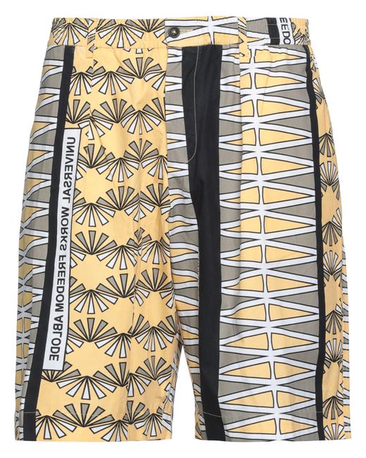 Universal Works Yellow Shorts & Bermuda Shorts for men