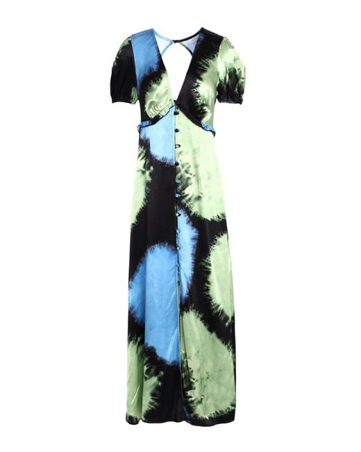 TOPSHOP Blue Maxi Dress