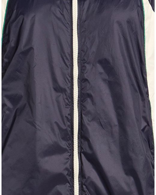 Palm Angels Blue Jacket Polyamide, Viscose