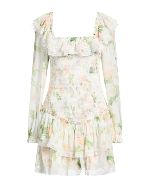 Minivestido Needle & Thread de color White