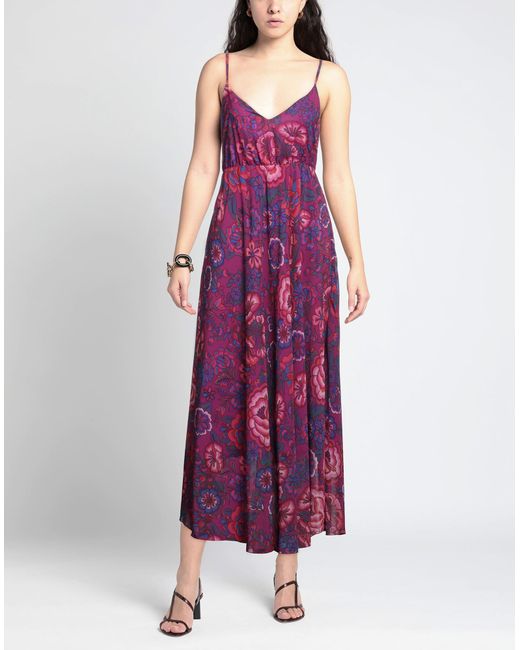 Haveone Purple Maxi Dress