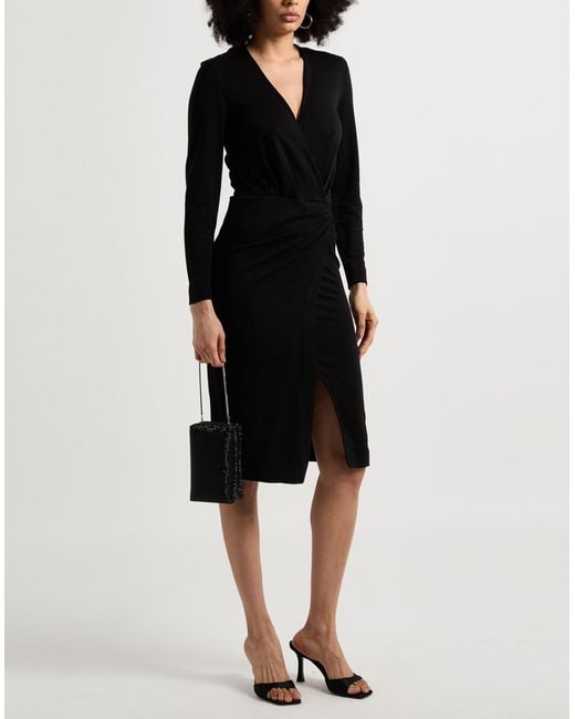 IRO Black Midi-Kleid