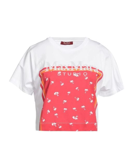 Max Mara Studio Pink T-shirts