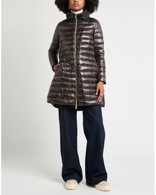 Herno Black Puffer Polyamide, Polyester