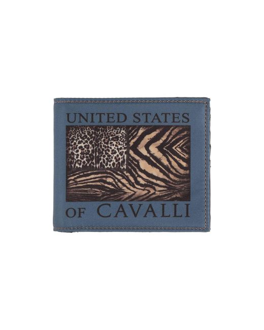 Roberto Cavalli Blue Wallet for men