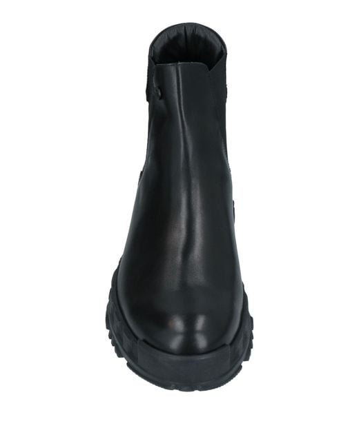 Versace Black Ankle Boots for men