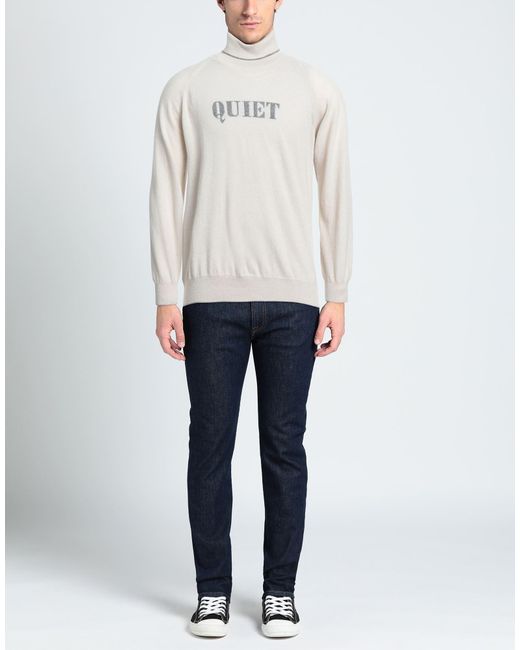 Eleventy White Turtleneck for men