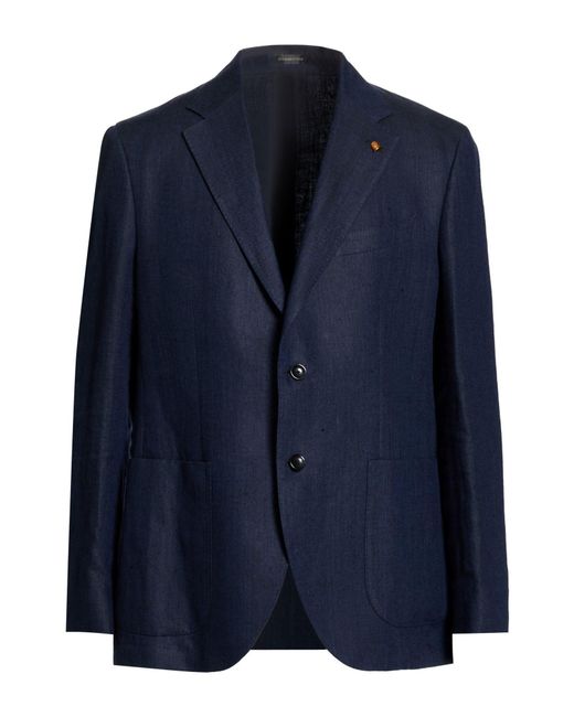 Sartoria Latorre Blue Blazer Linen for men
