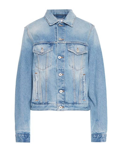 Manteau en jean Off-White c/o Virgil Abloh en coloris Blue