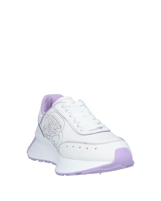 McQueen White Trainers