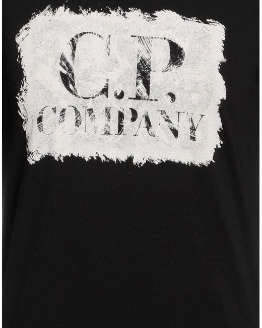Camiseta C P Company de hombre de color Black