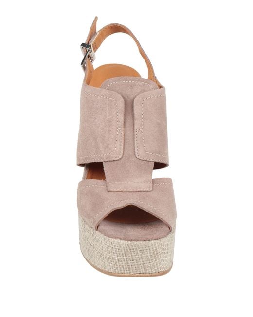 Keys Brown Sandals Leather