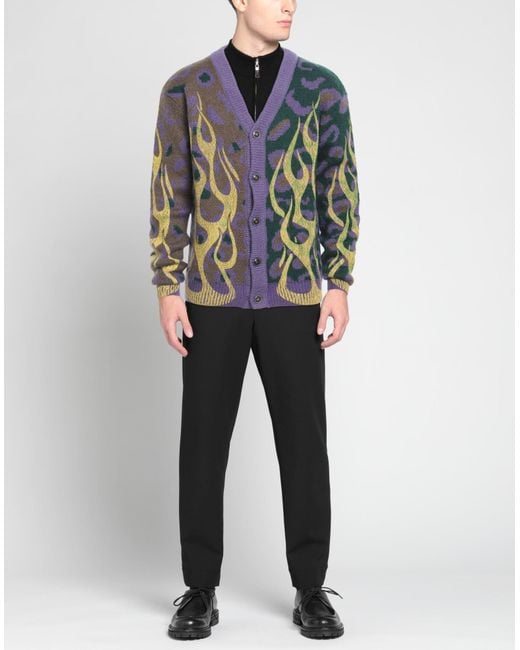 Vision Of Super Blue Cardigan Acrylic, Polyamide, Mohair Wool for men