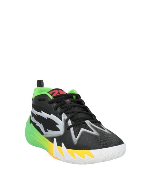 PUMA Green Sneakers Textile Fibers for men