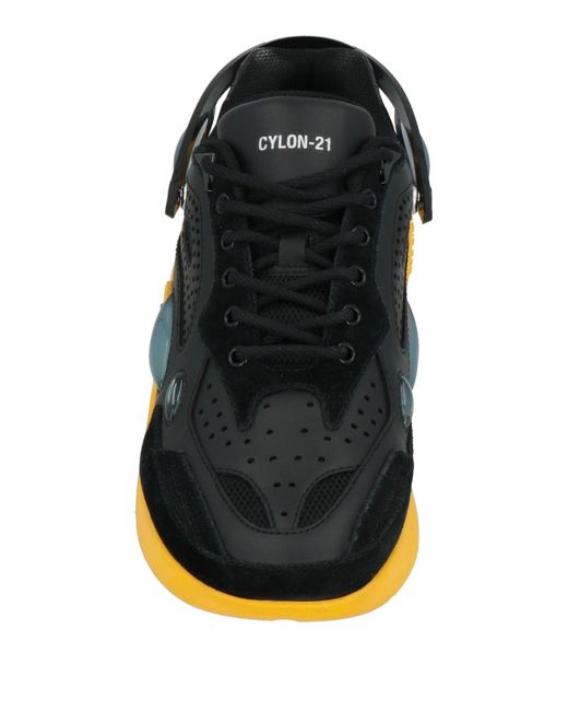 Raf Simons Yellow Runner Sneakers Synthetisches Material