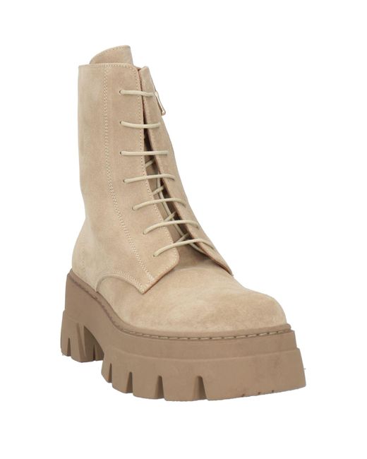 PAO PIANO ZERO Natural Ankle Boots