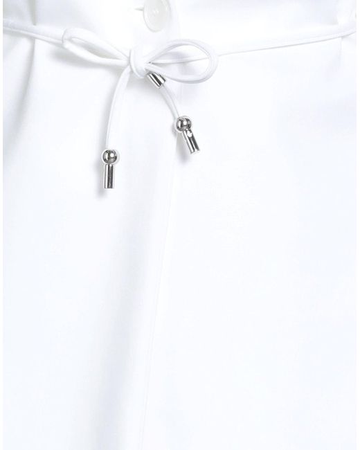 Dondup White Vest Viscose, Polyamide, Elastane