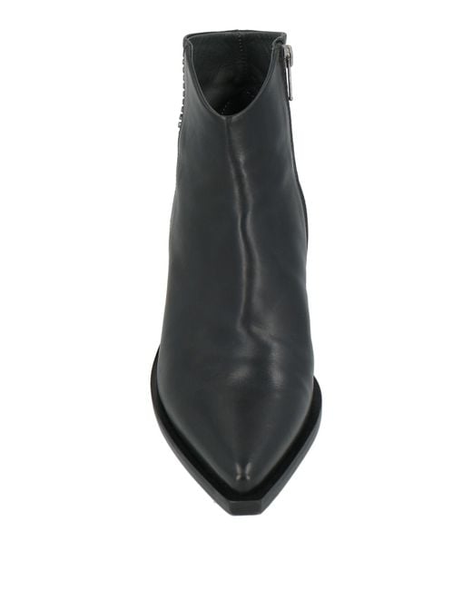 FRU.IT Black Ankle Boots Leather