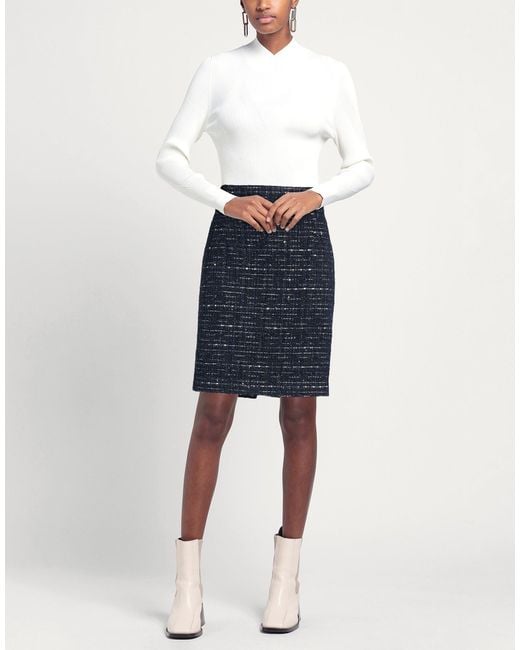 Tagliatore 0205 Blue Midi Skirts