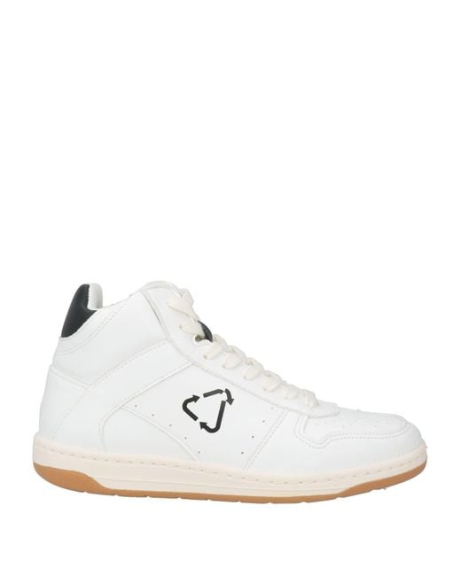 PàP White Sneakers Textile Fibers