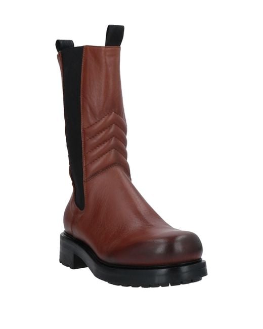 Elena Iachi Brown Ankle Boots