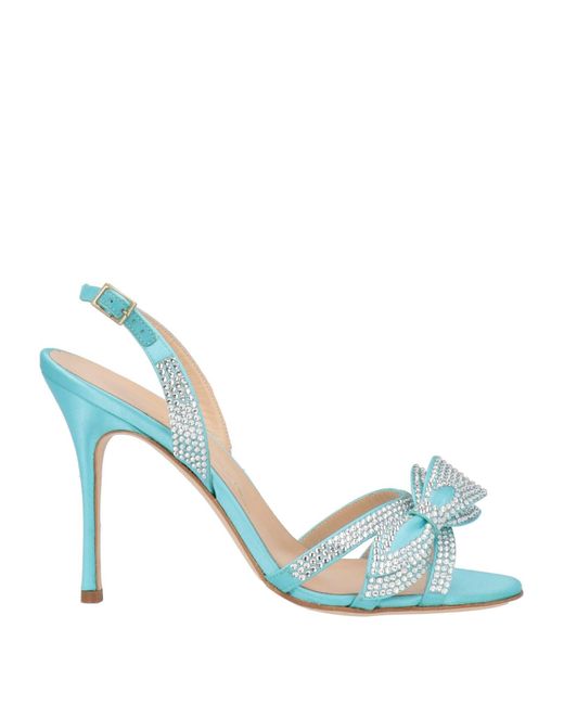 Alessandra Rich Blue Sandals