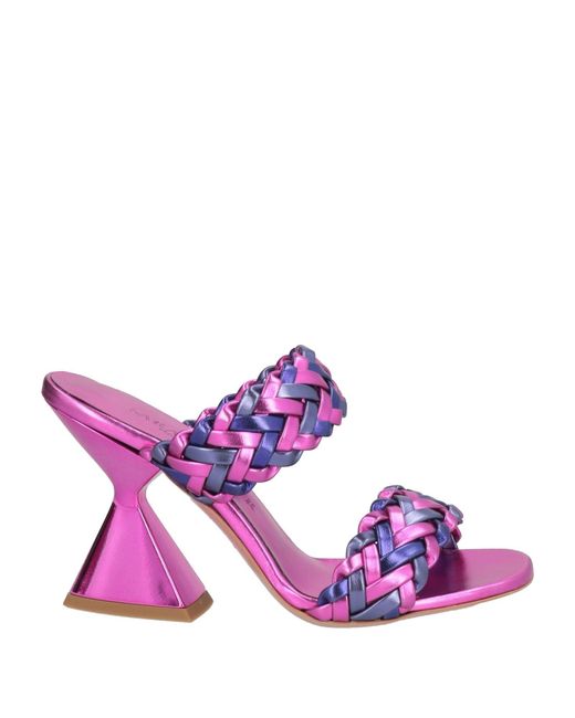 SARA SCHEKER Purple Sandals
