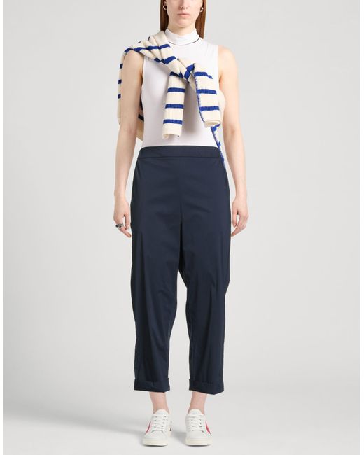 MEIMEIJ Blue Pants Cotton, Polyamide, Elastane