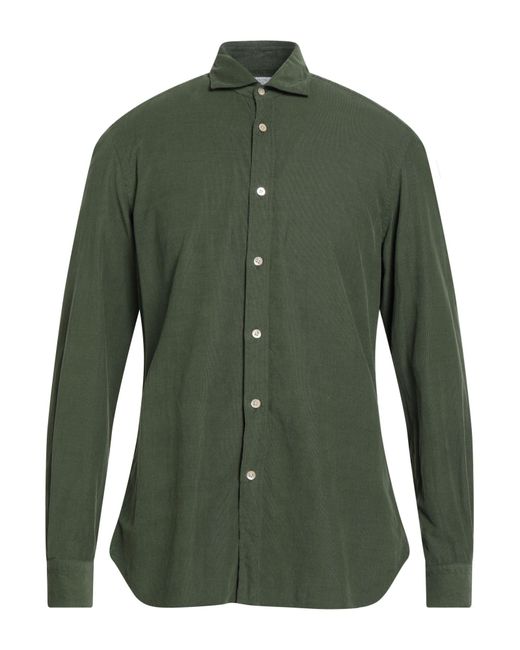 Camisa Boglioli de hombre de color Green