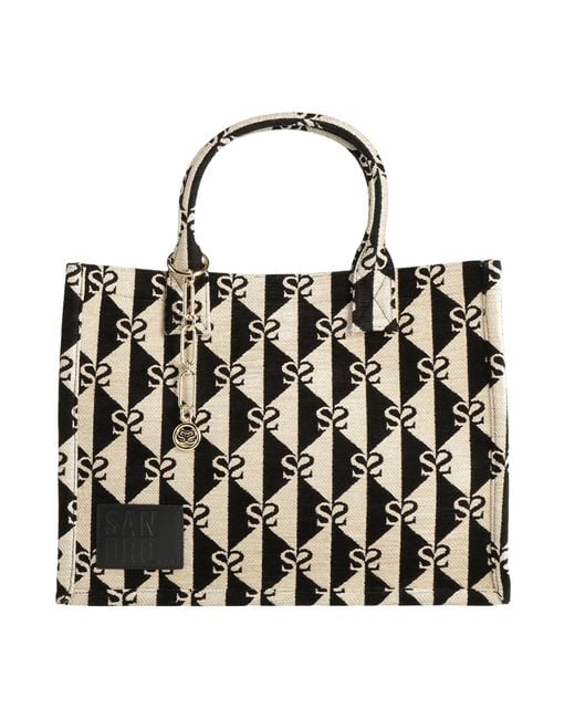Borsa A Mano di Sandro in Black