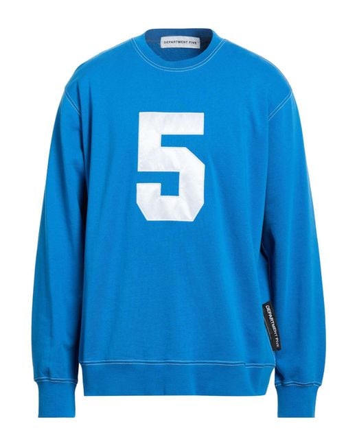 Department 5 Blue Sweatshirt Cotton for men