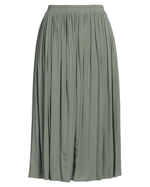 Camicettasnob Green Midi Skirt Viscose