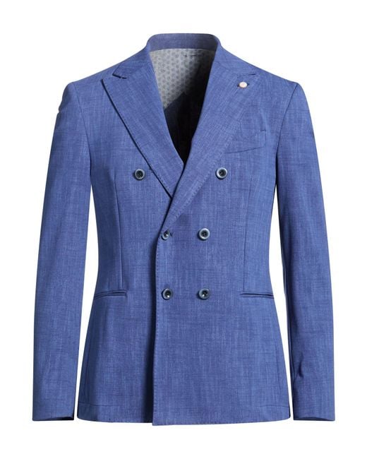 Barbati Blue Blazer for men