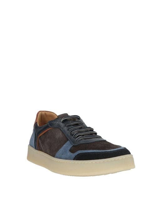 Baldinini Blue Sneakers Leather for men